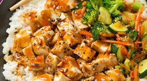 Teriyaki Grilled Chicken and Veggie Rice Bowls Recipe