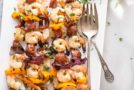 Grilled Shrimp Skewers with Spanish Chorizo Recipe